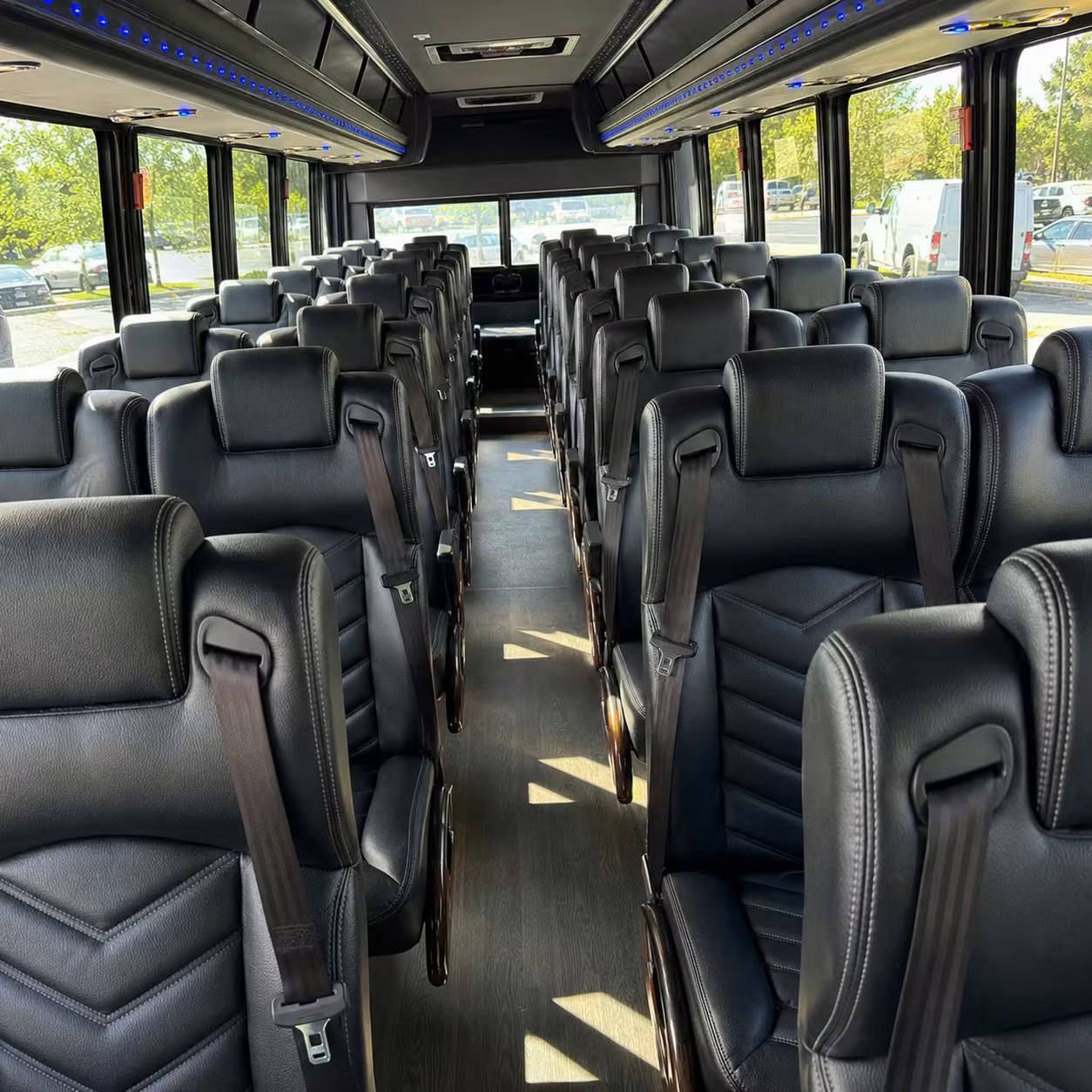 25 passenger minibus inside