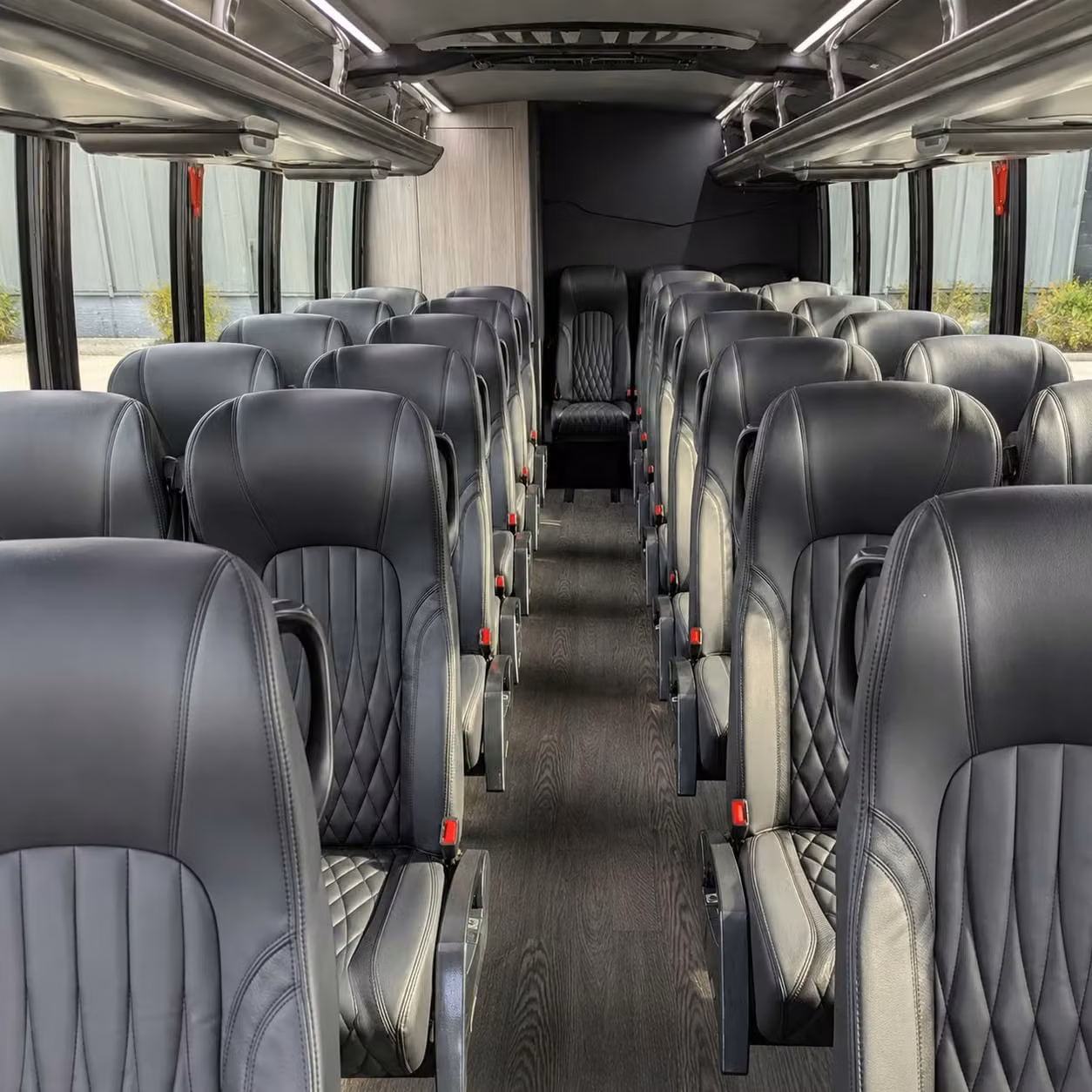 28 passenger minibus inside