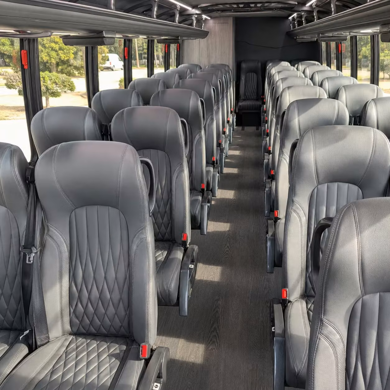 30 passenger minibus inside