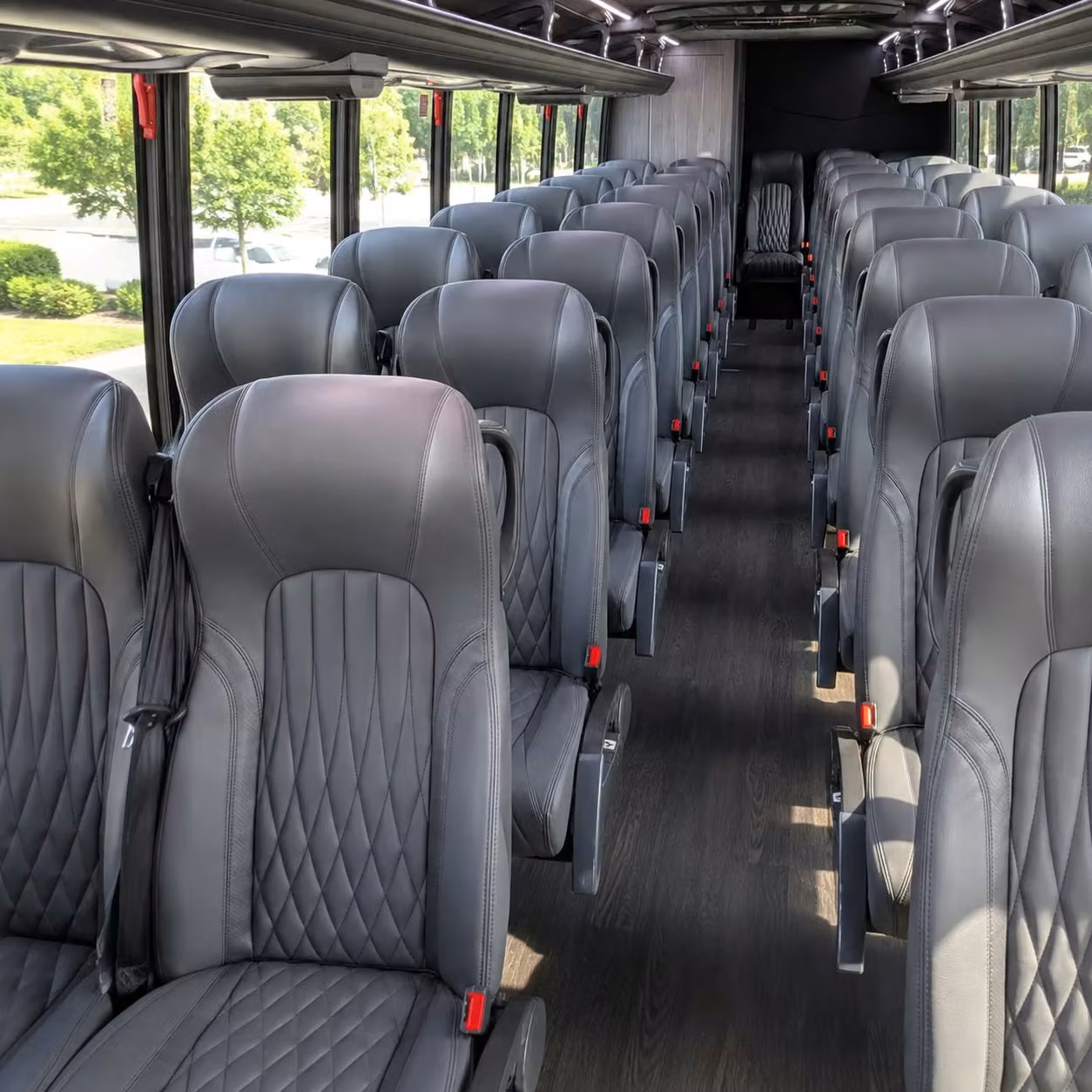 35 passenger minibus interior