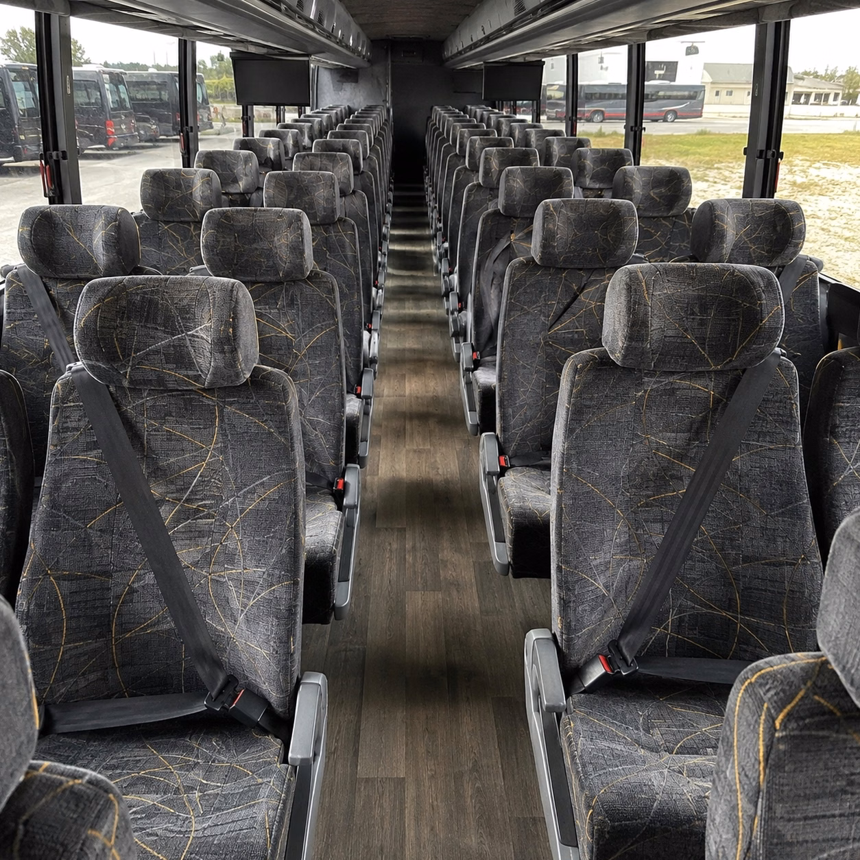 omaha charter bus interior